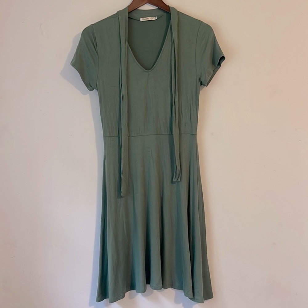 Heart & Hips Olive Green dress